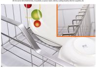 Shiny Finish Dish Drying Shelf Corrosion Resistance For One - Stop Storage