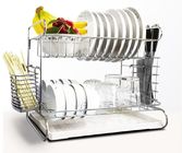 Countertop Kitchen Wire Baskets Fork Chopsticks Storage With A Vegetable Plate